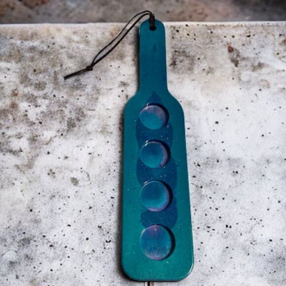 HANDCRAFTED Resin Shot Glass Serving Tray - Picture 1 of 3